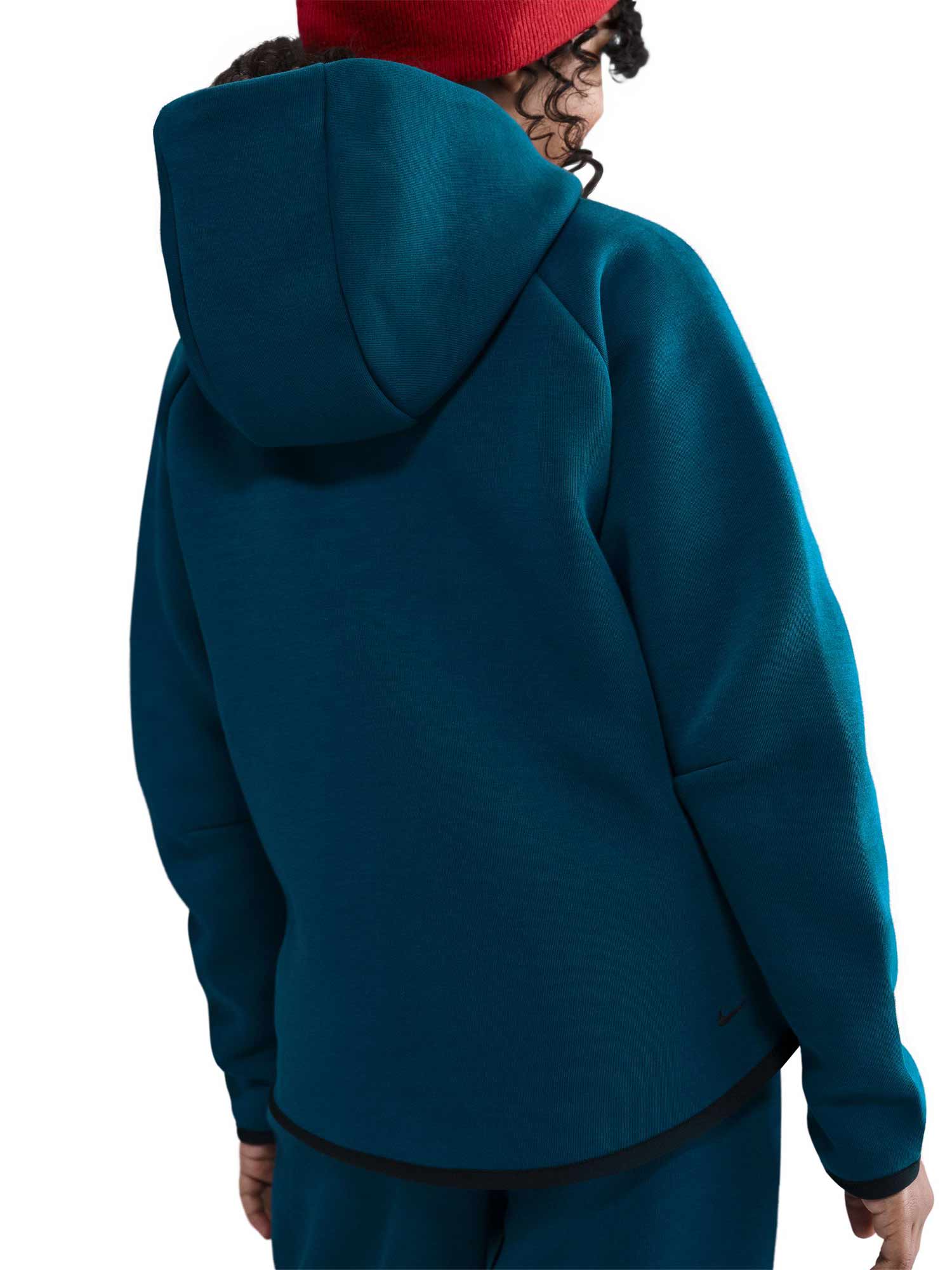 NIKE Суитшърт G NSW TCH FLC HD FZ LS - PD