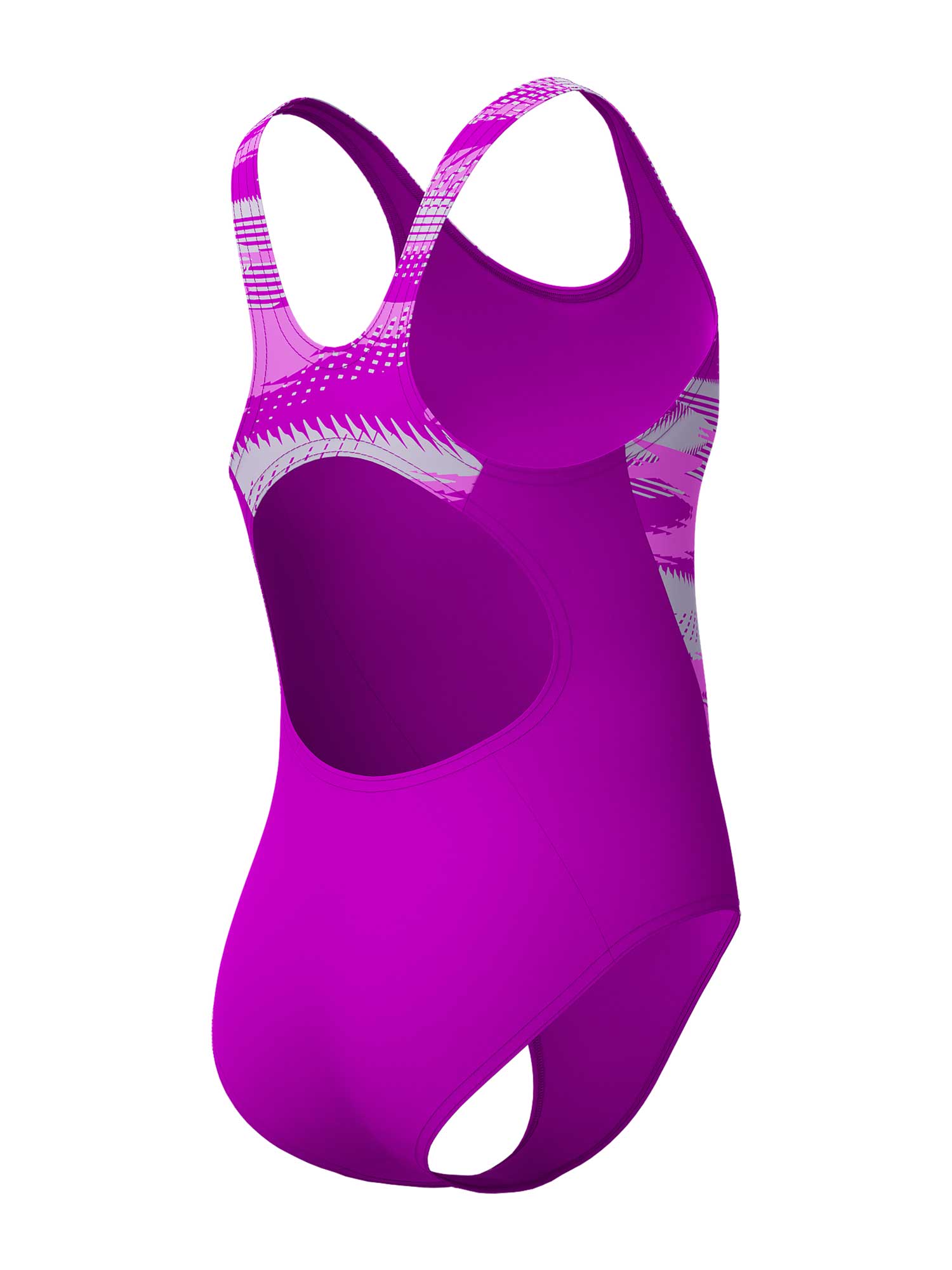 SPEEDO Цял бански GIRLS HYPERBOOM SPLICE MUSCLEBACK