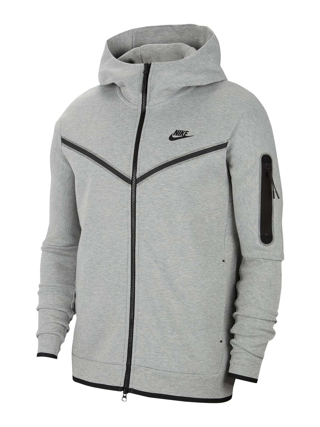 NIKE Суитшърт M NSW TCH FLC HOODIE FZ WR