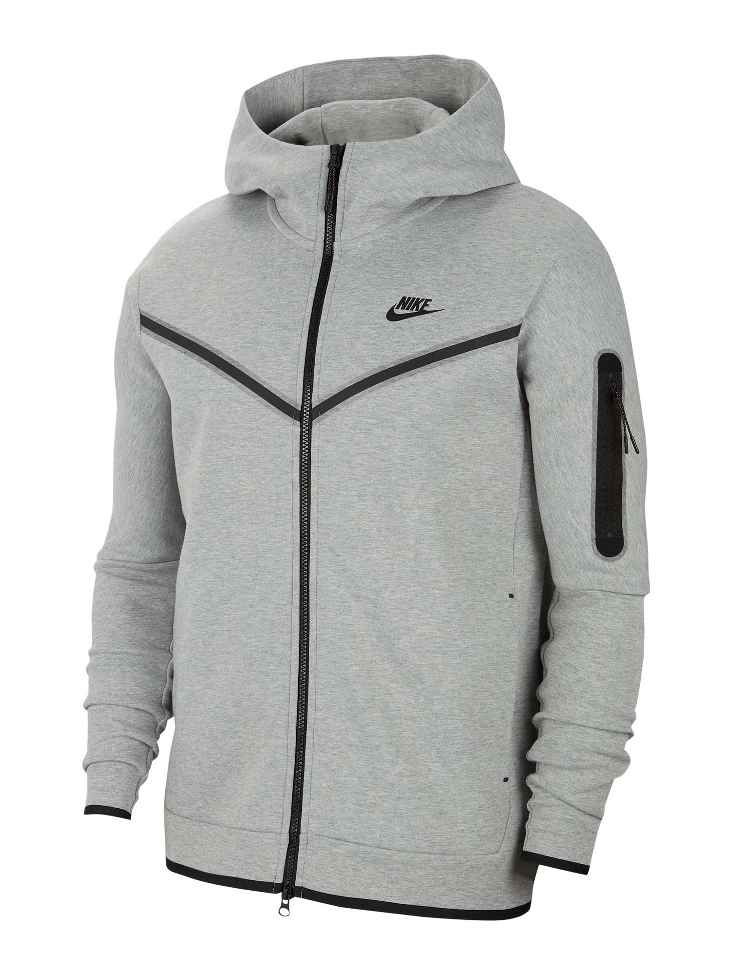 NIKE Суитшърт M NSW TCH FLC HOODIE FZ WR