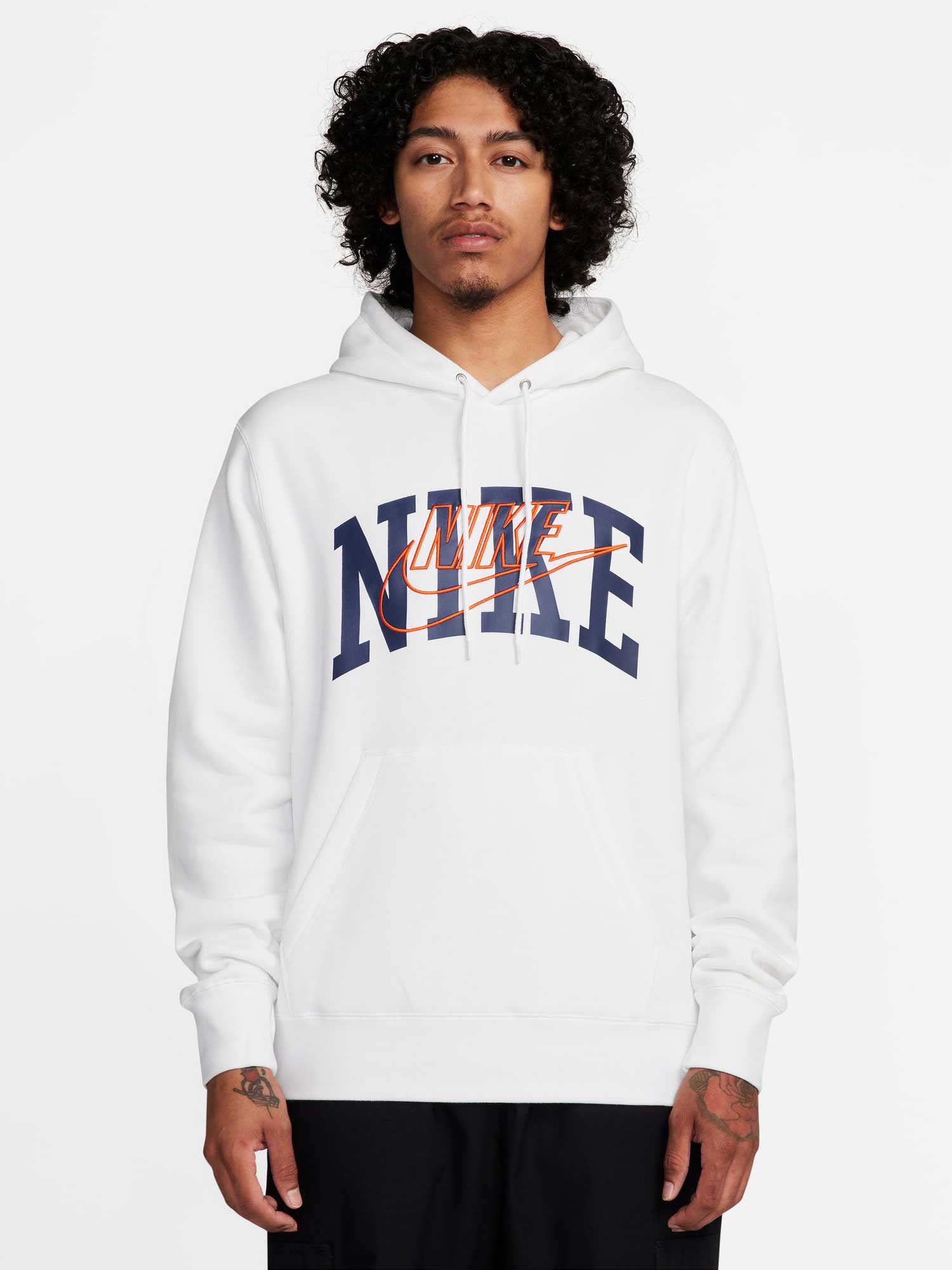 NIKE Суитшърт M NK CLUB BB PO HDY ARCH GX