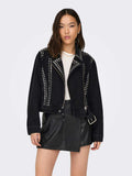 ONLY Яке ONLGILLA LS STUD DNM BIKER JACKET CRO