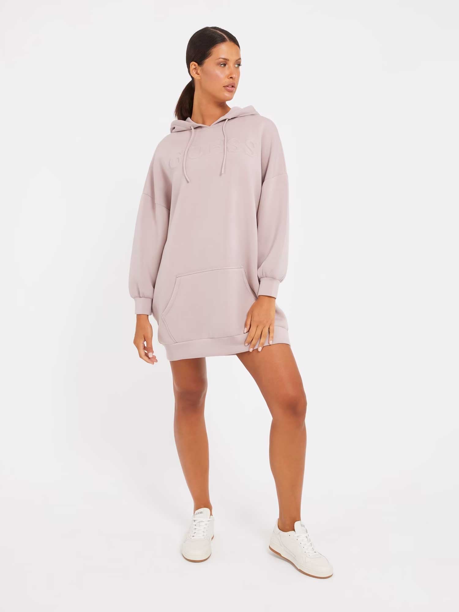GUESS Рокля CINDRA HOODED SWEATS