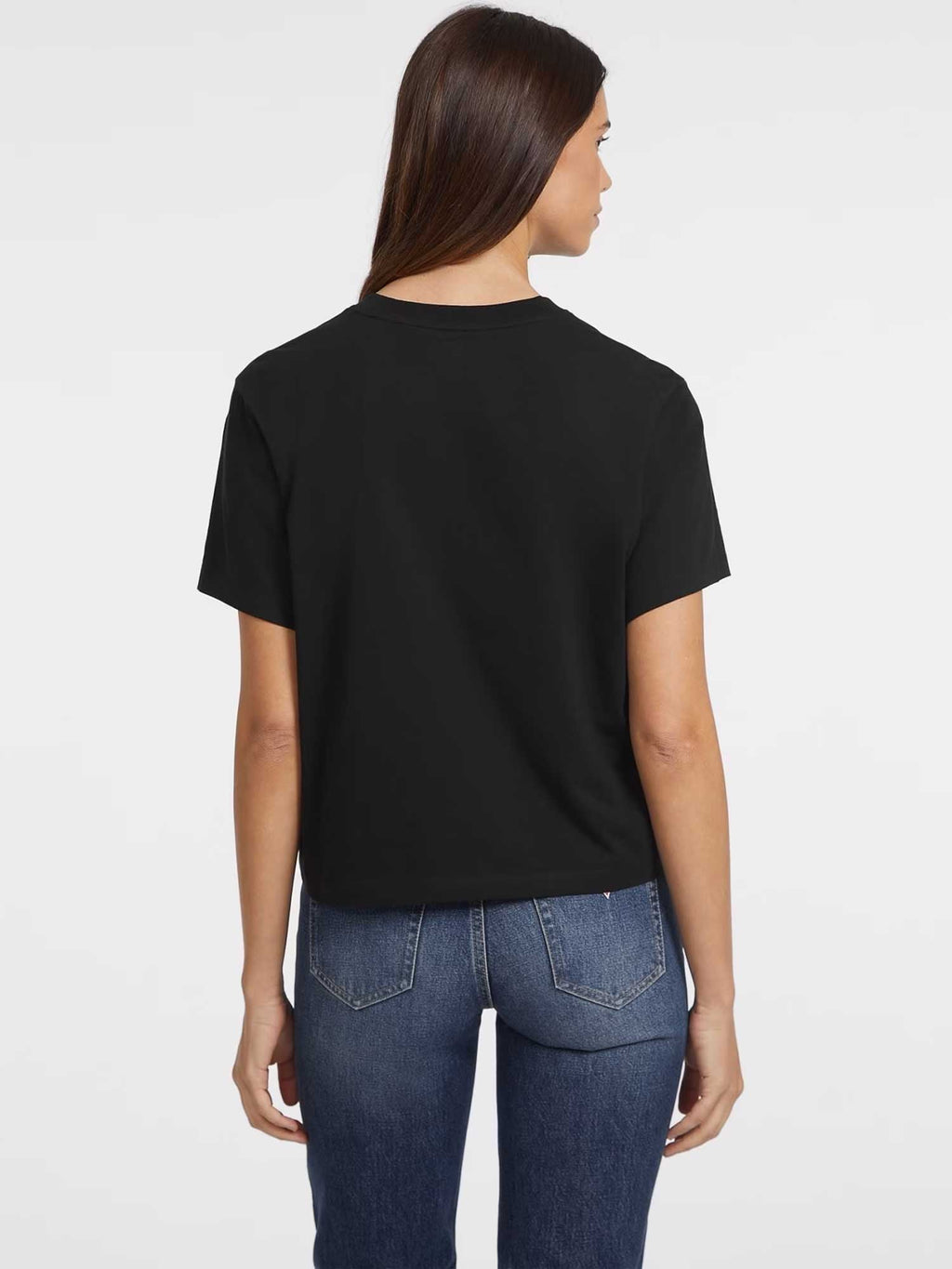 GUESS JEANS Тениска GJ SS CN BOXY ICONIC TEE