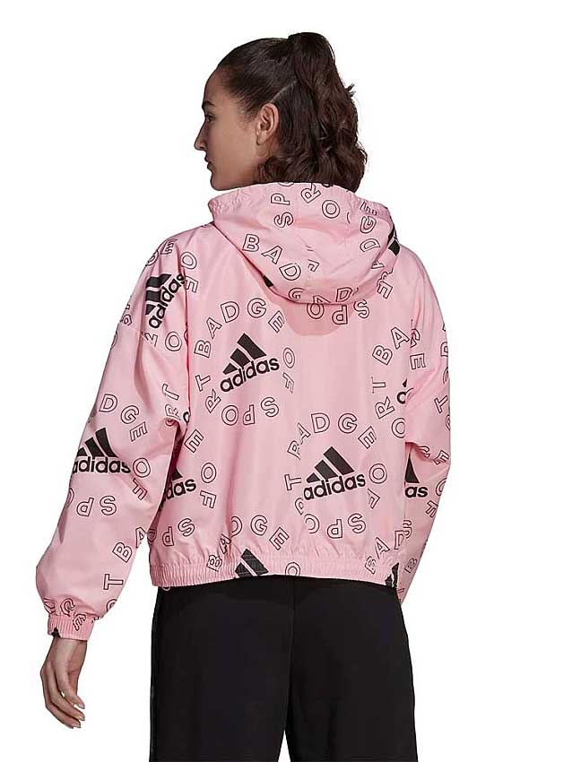 ADIDAS Ветровка Essentials Logo Allover Print
