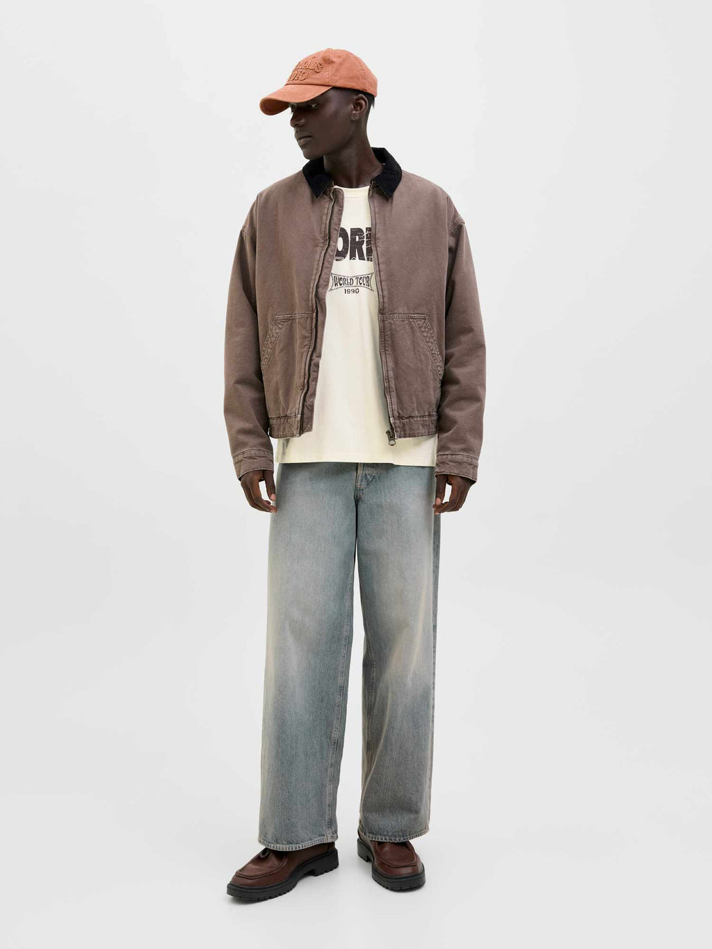 JACK & JONES Тениска JOREAGLEROCK GALLERY TEE SS CREW NECK TG