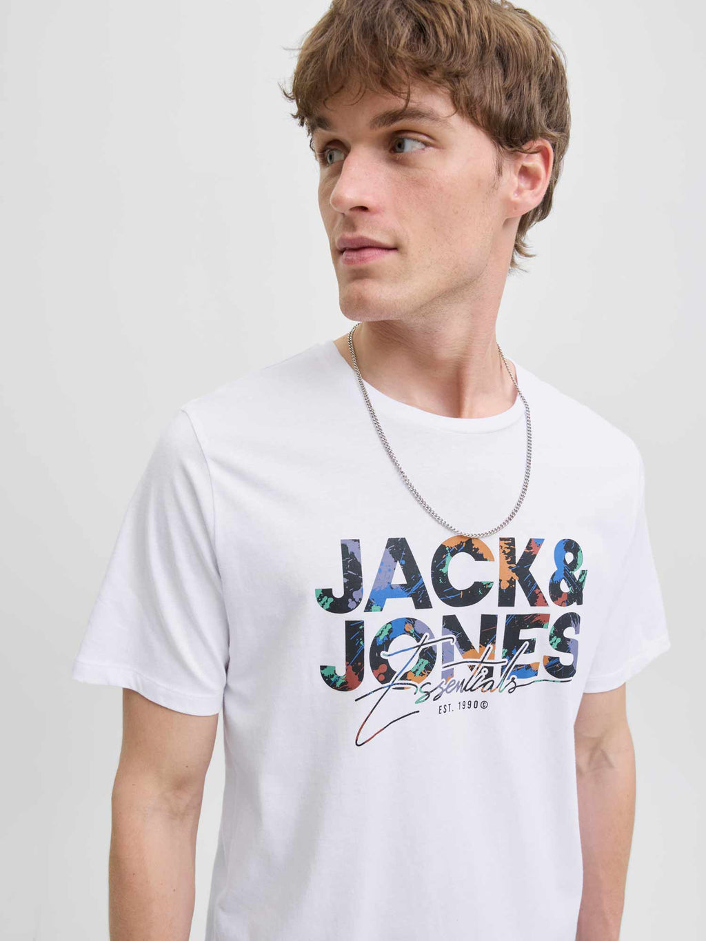 JACK & JONES Тениска JJGEPLAS TEE SS CREW NECK LN