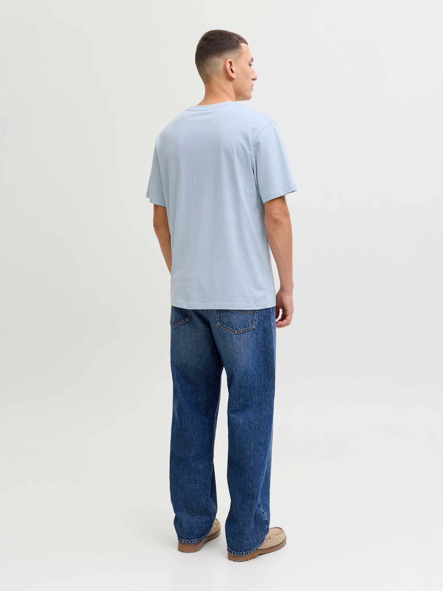 JACK & JONES Тениска JJCOLE PRINT TEE SS CREW NECK