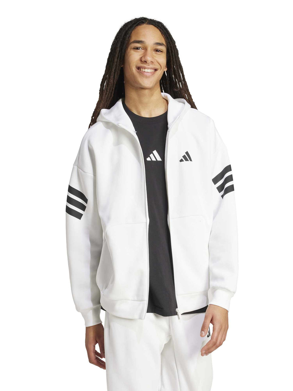 ADIDAS SPORTSWEAR Суитшърт Future Icons 3-Stripes Full-Zip Hoodie
