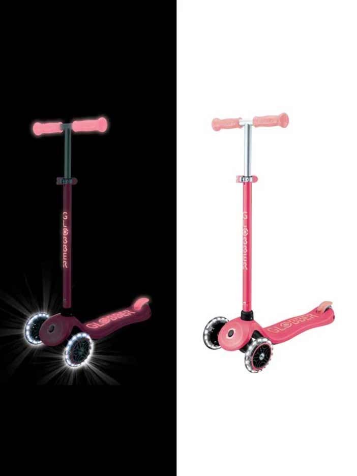 GLOBBER Светеща тротинетка PRIMO PLUS GLOW LIGHTS
