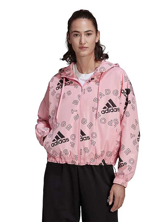 ADIDAS Ветровка Essentials Logo Allover Print
