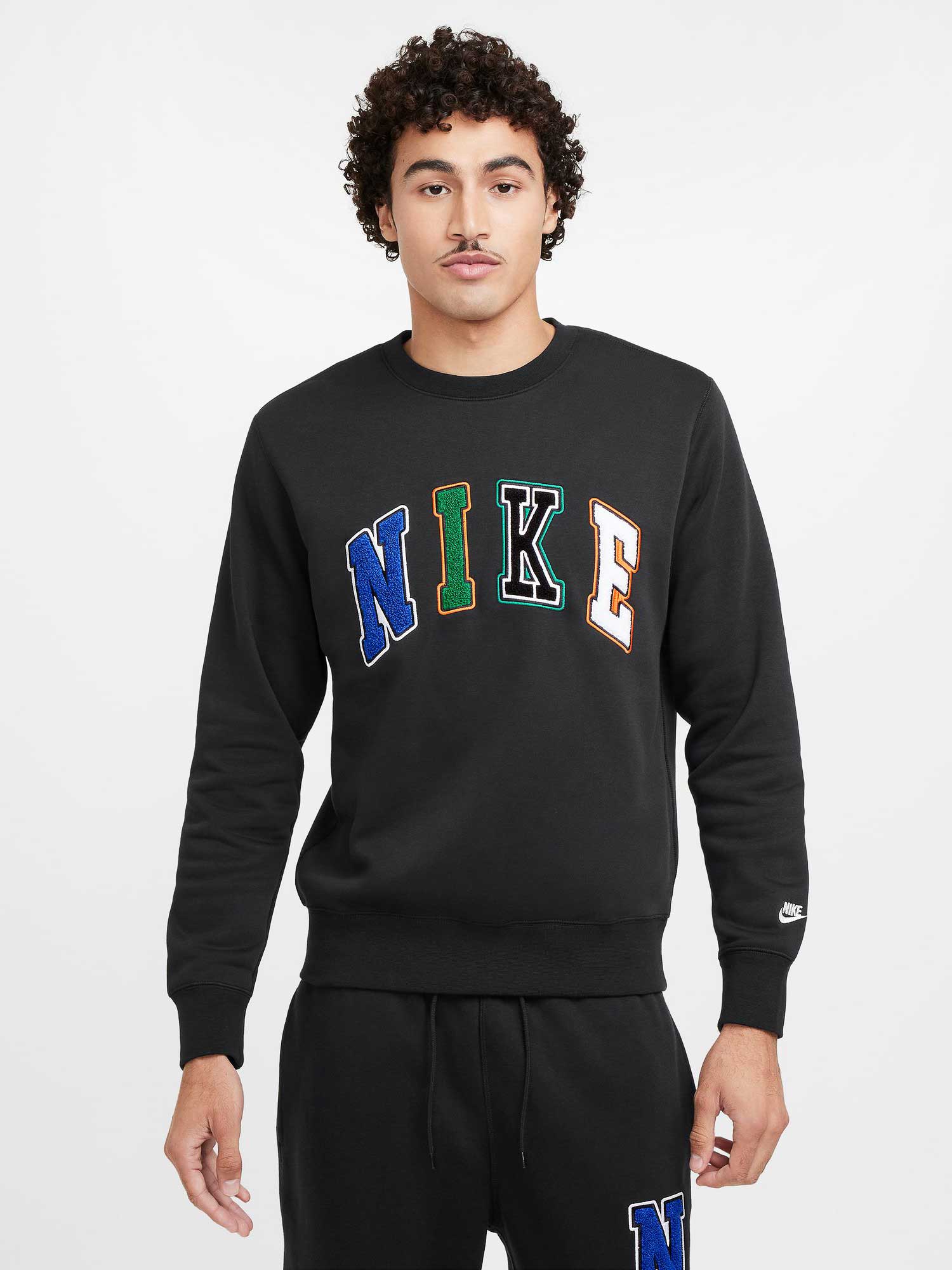NIKE Блуза M NK CLUB BB CREW LETTERS