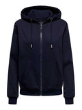 ONLY Суитшърт ONLDAZE L/S ZIP STRING HOOD SWT