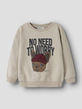 NAME IT Блуза NMMRIGUNA LS NREG SWEAT BRU BOX