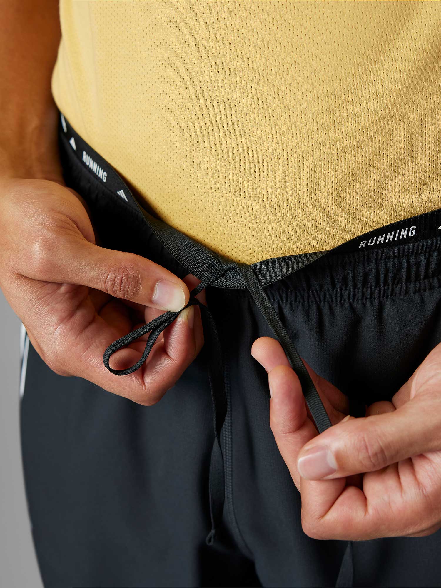 ADIDAS PERFORMANCE Къси панталони Own the Run 3 Stripes 2in1 Short