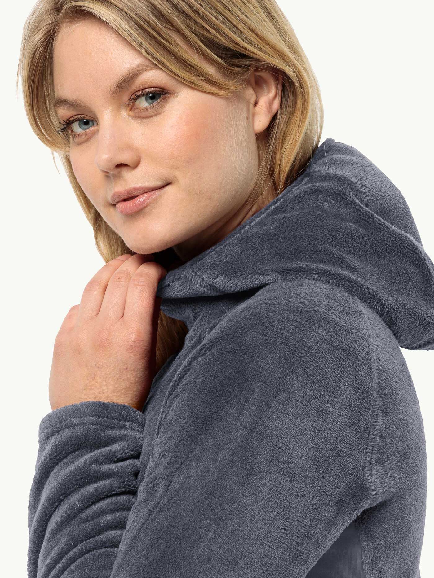 JACK WOLFSKIN Полар ROTWAND HOODED FZ W
