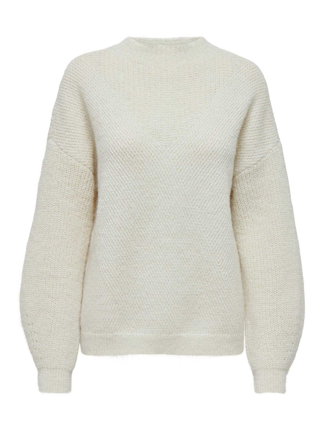 ONLY Пуловер ONLALISA LIFE L/S STRUC HIGH NECK CC KNT