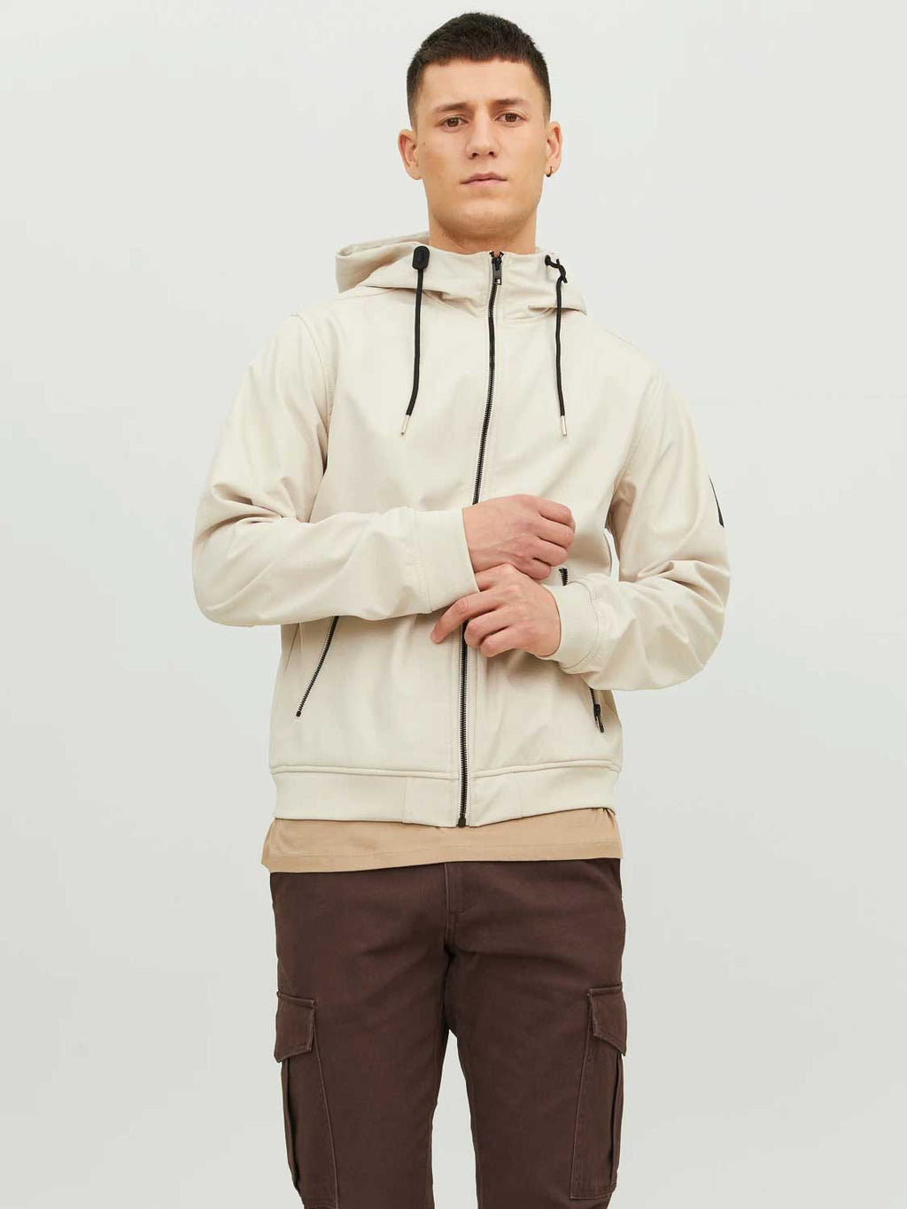 JACK & JONES Яке JJEBASIC SOFTSHELL HOOD NOOS