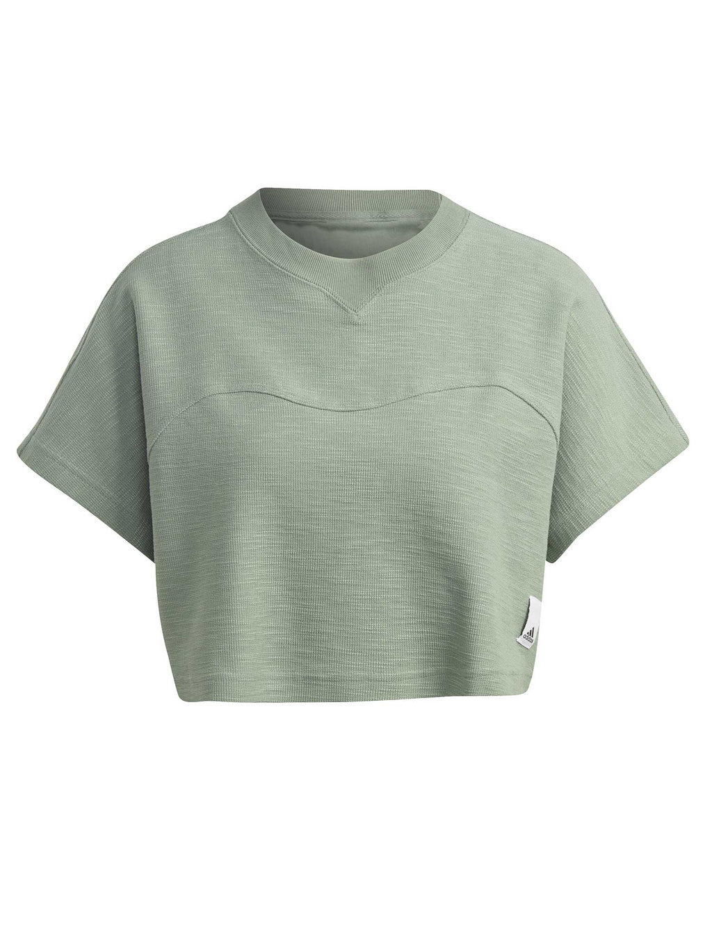 ADIDAS SPORTSWEAR Тениска Lounge Terry Loop Crop Top