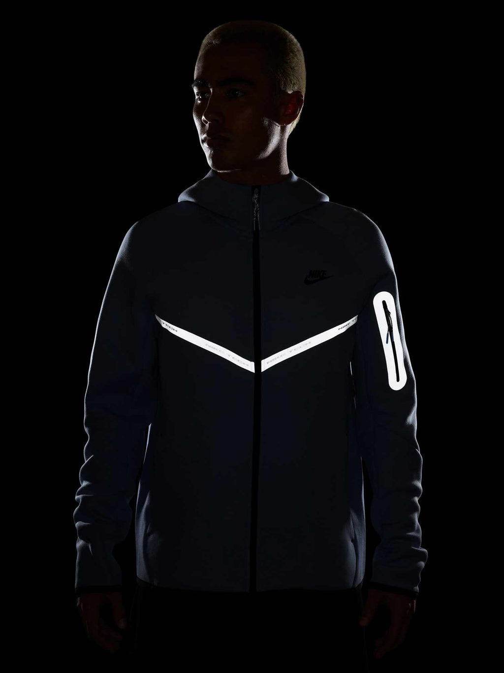 NIKE Суитшърт M NK TECH FLC WR FZ JKT REFLEC
