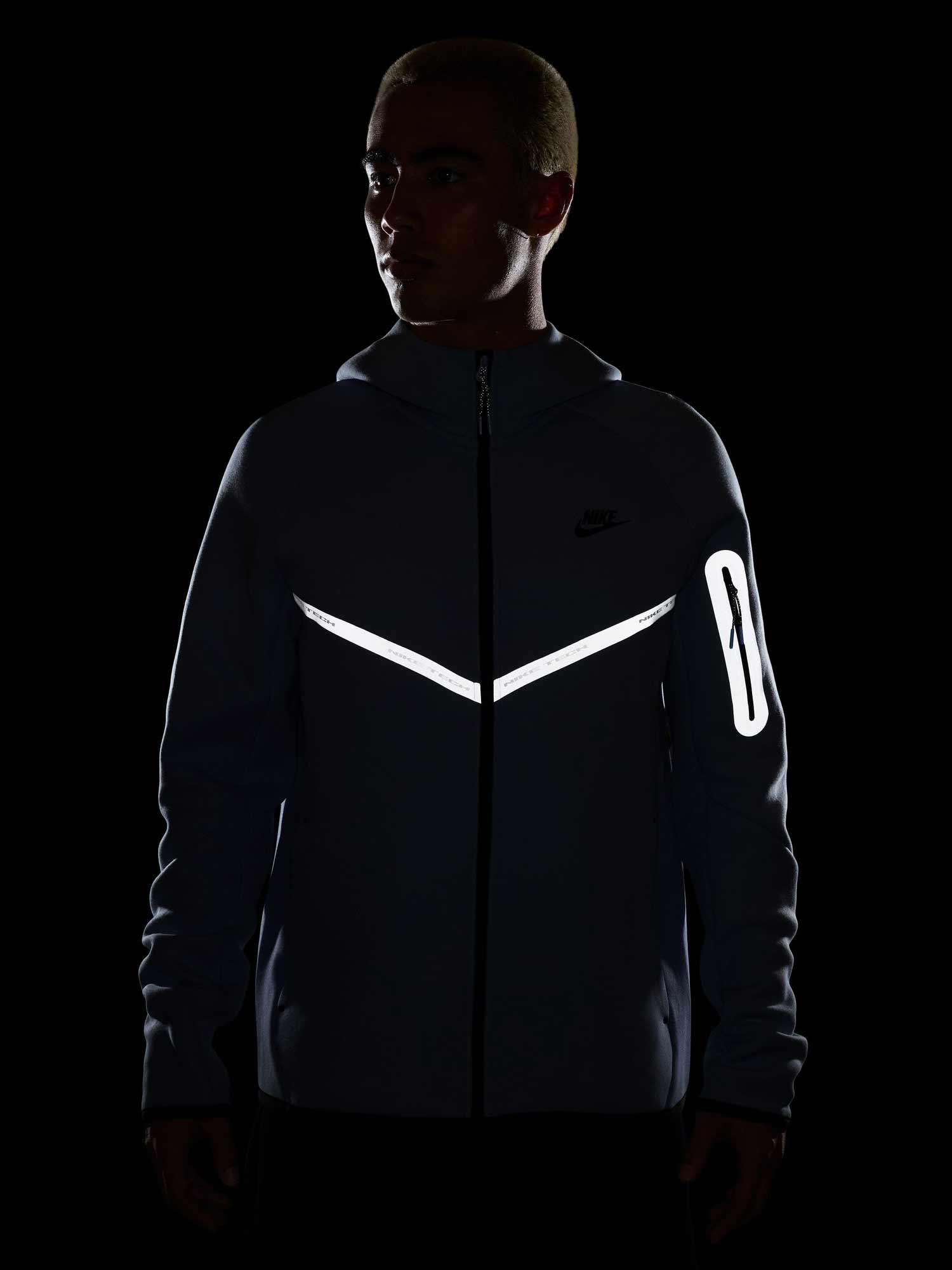 NIKE Суитшърт M NK TECH FLC WR FZ JKT REFLEC