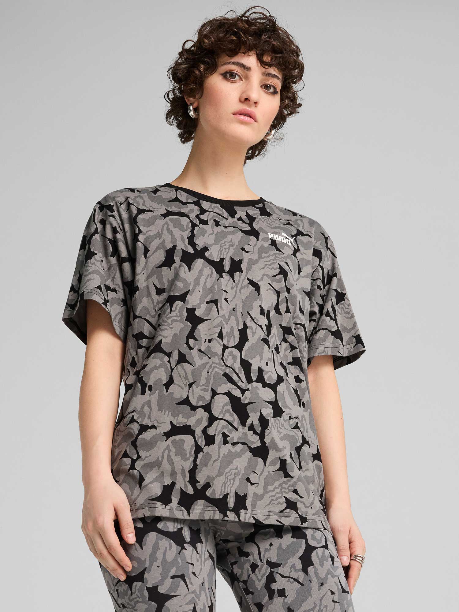 PUMA Тениска ESS NATURE 2.0 AOP Tee