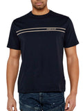 GUESS JEANS Тениска GJ SS CN REG CHEST STRIPE TEE