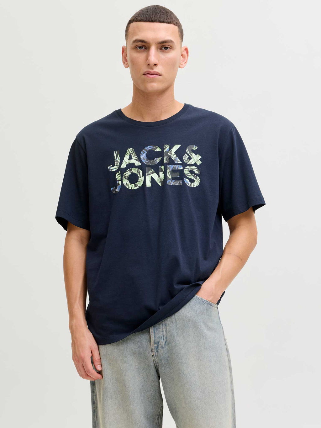 JACK & JONES Тениска JJEJEFF LOGO TEE SS SN