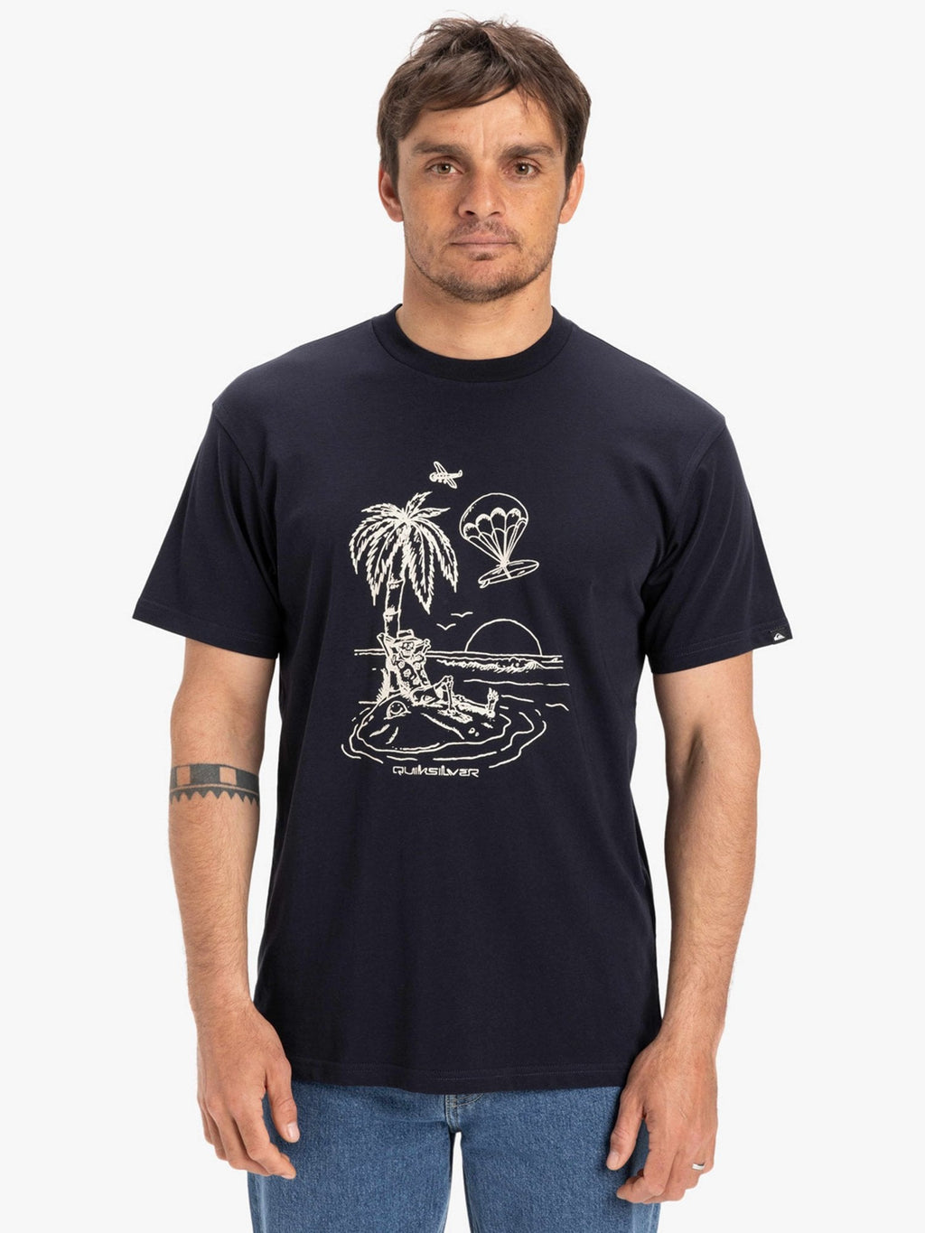 QUIKSILVER Тениска EV TUNED OUT SS