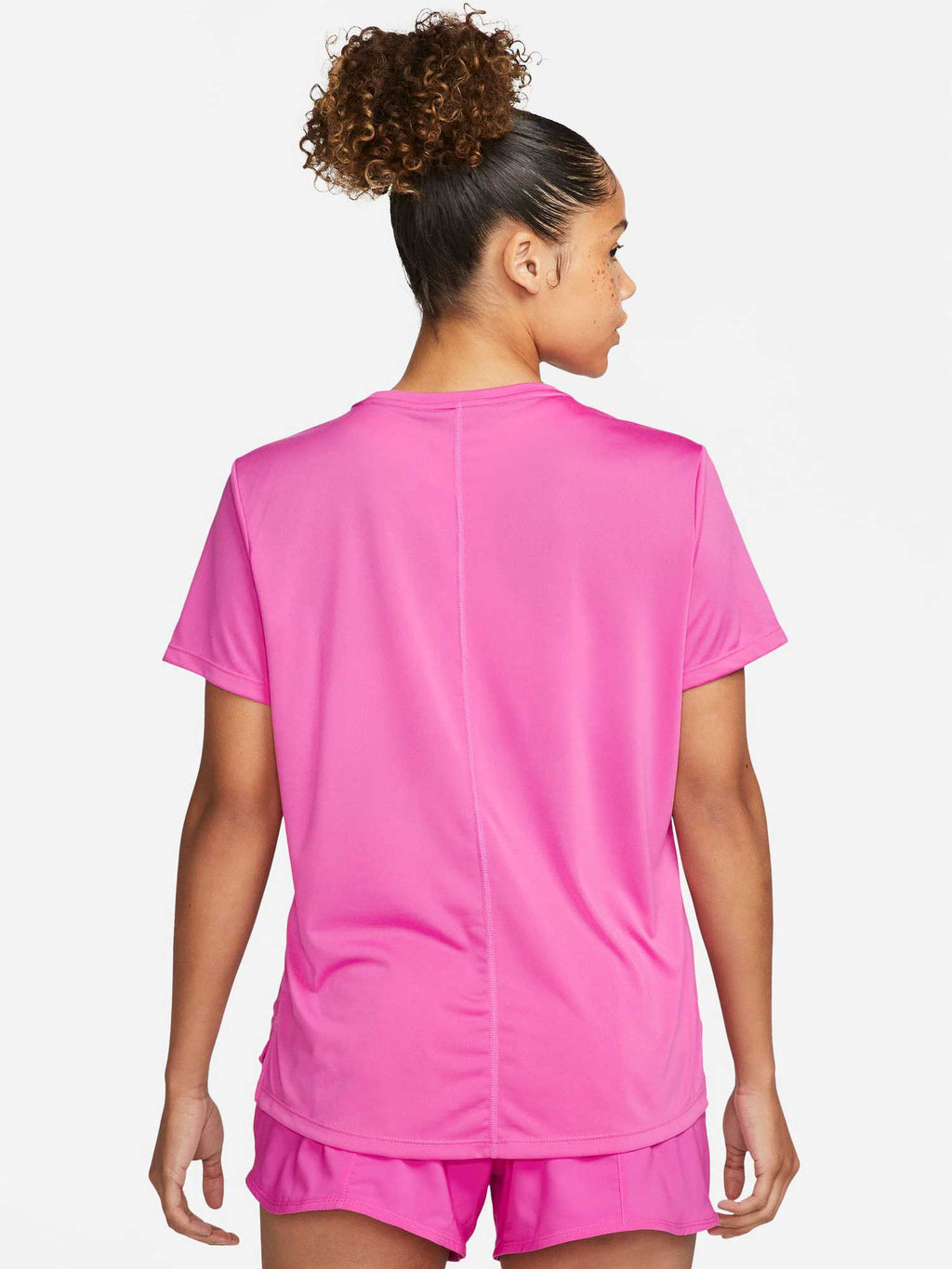 NIKE Тениска W NK ONE DF SWSH HBR SS