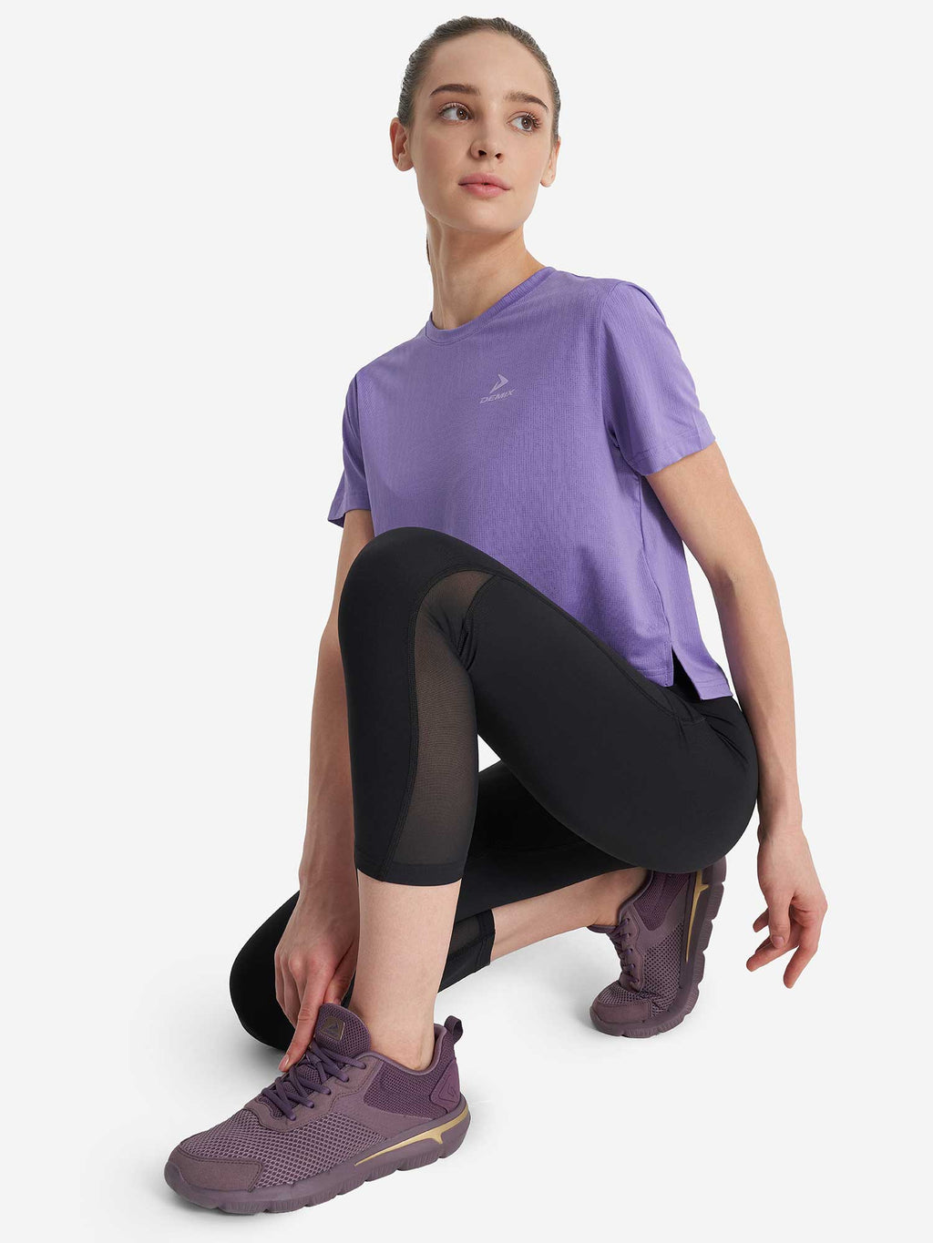 DEMIX Клин W D Fitness GYM ProSculpt Mesh 3/4 Leggings