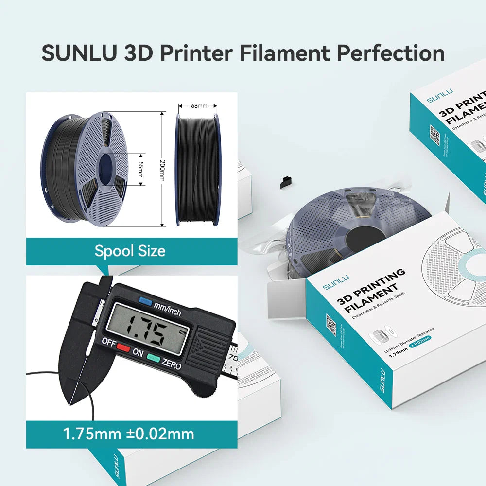 ABS-FR (ABS Flame Retardant) 3D Printer Filament 1KG