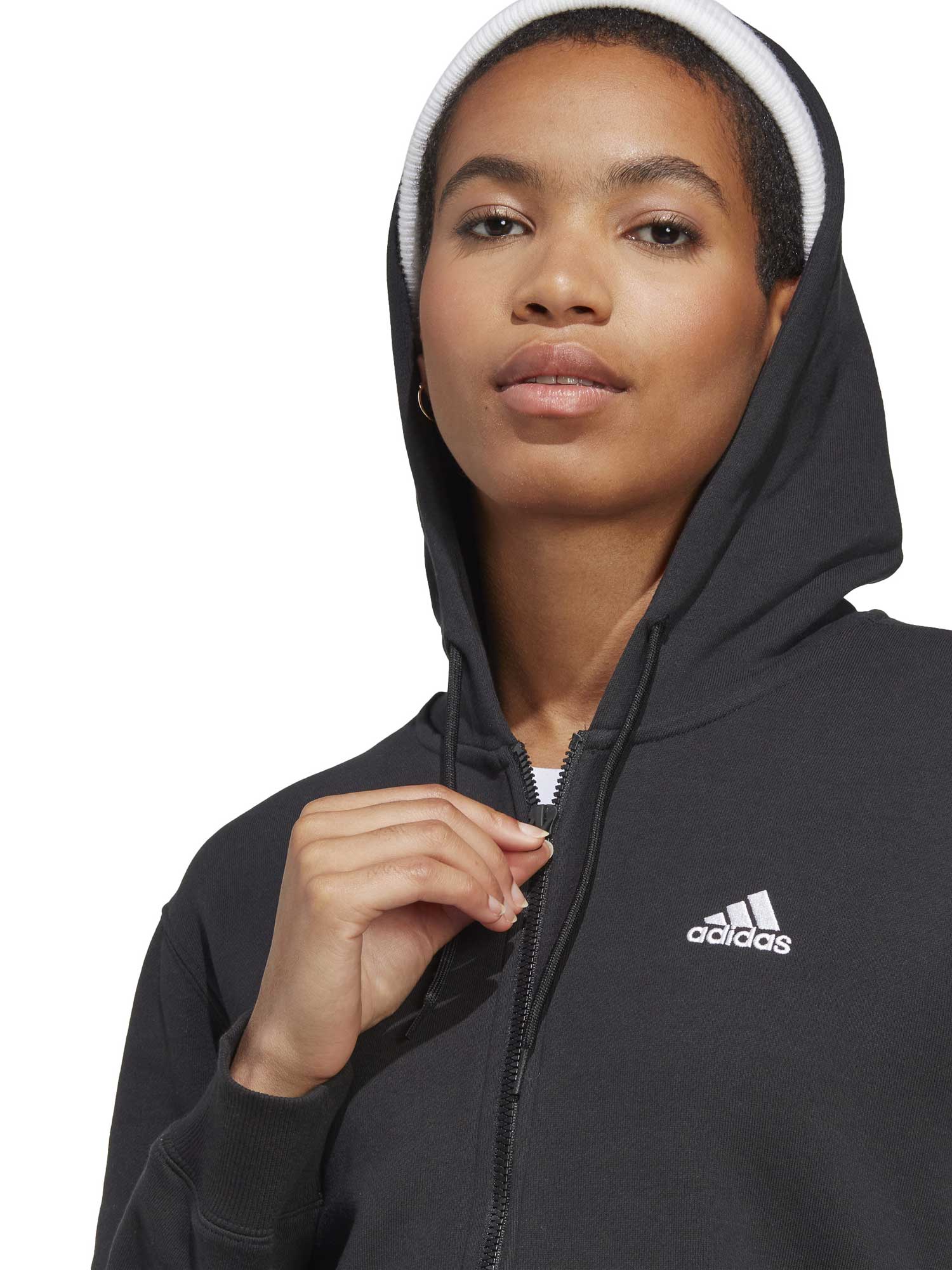 ADIDAS SPORTSWEAR Суитшърт Essentials Linear Full-Zip French Terry