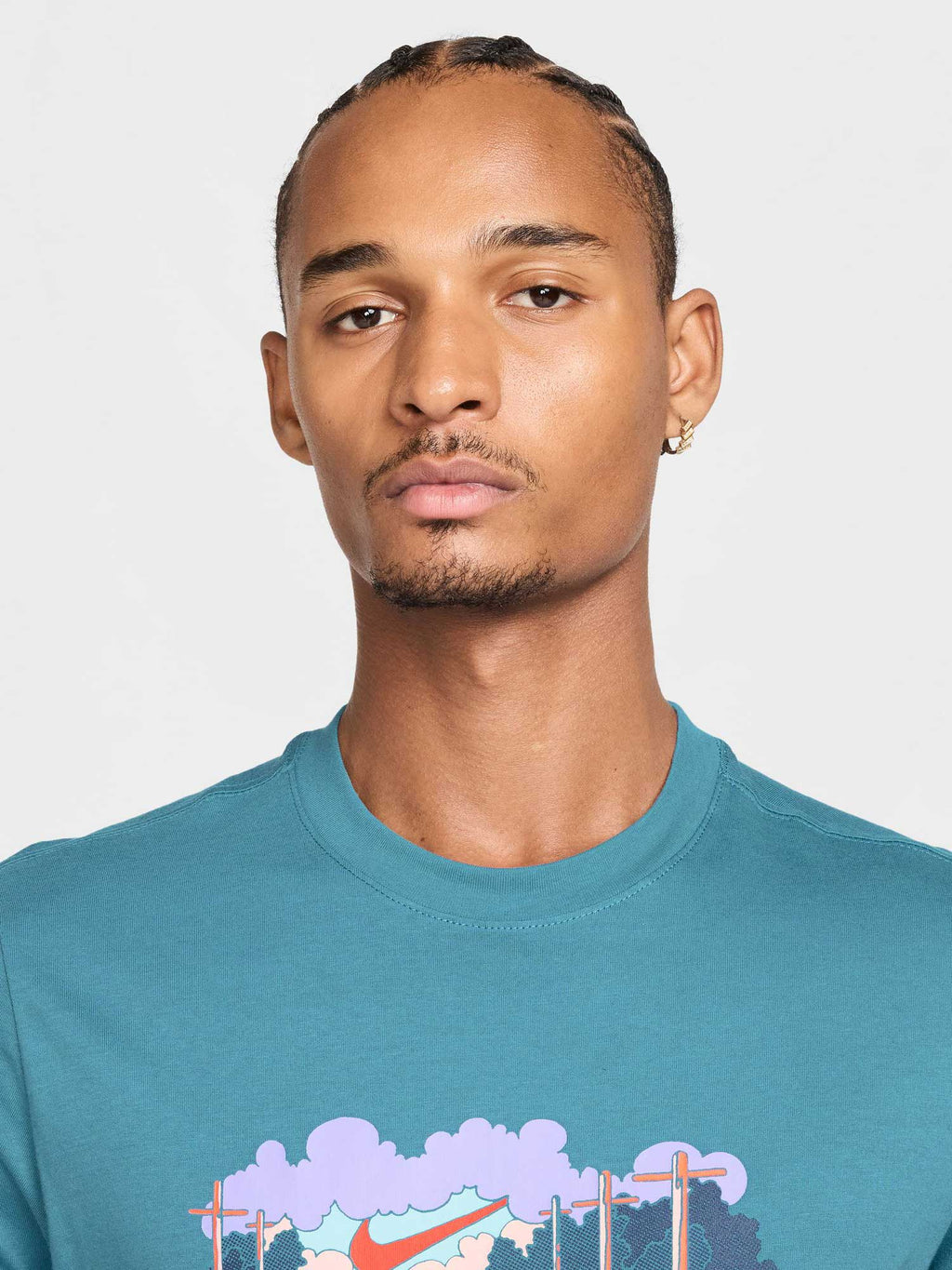 NIKE Тениска M NK TEE RUN IYKYK