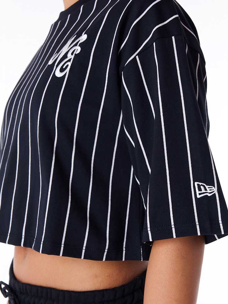 NEW ERA Тениска Z.NE PINSTRIPE CROP TEE