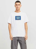 JACK & JONES Тениска JJHUDSON TEE SS CREW NECK LN