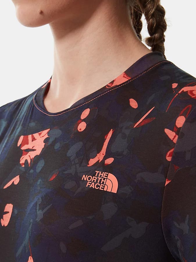 THE NORTH FACE Тениска W PRNT WNDR SS