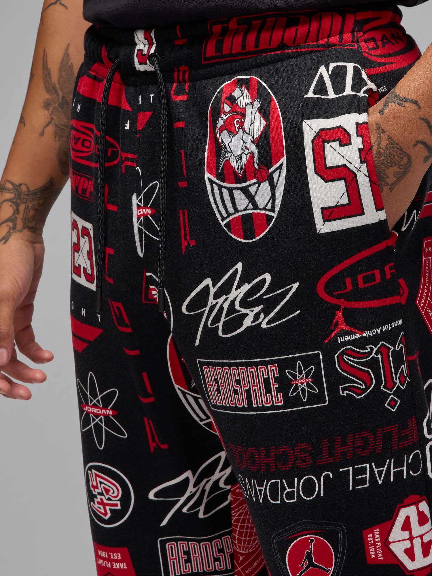 JORDAN Спортно долнище M J ESS AOP FLC PANT