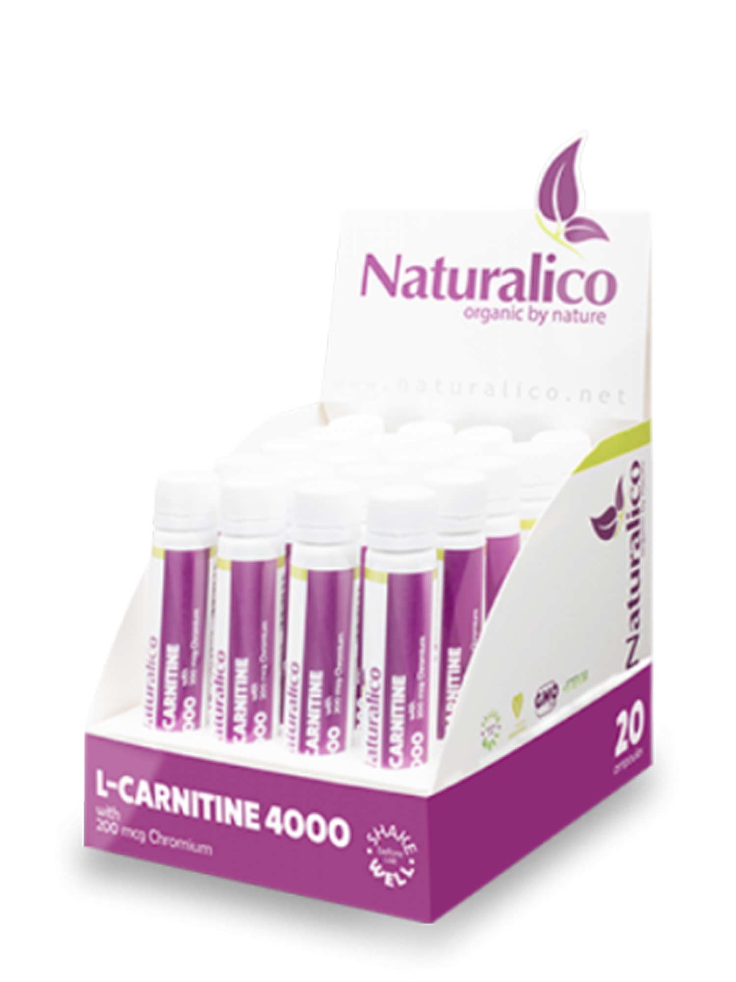 NATURALICO Л-Карнитин Liquid 4000 20 x 25 ml