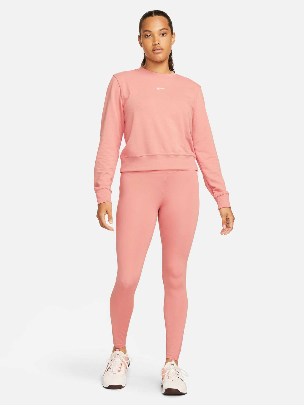 NIKE Блуза W NK ONE DF CREW LBR