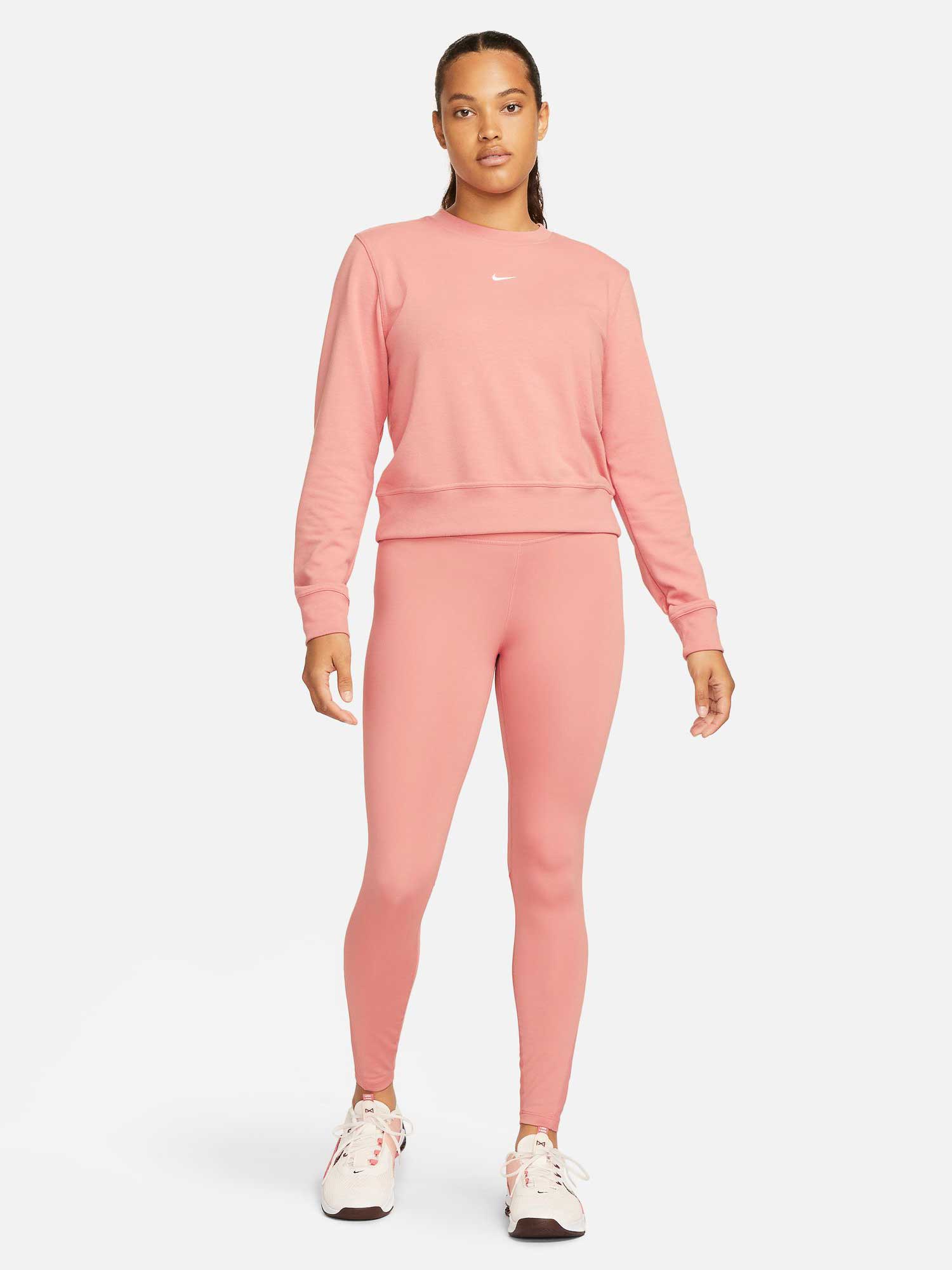 NIKE Блуза W NK ONE DF CREW LBR
