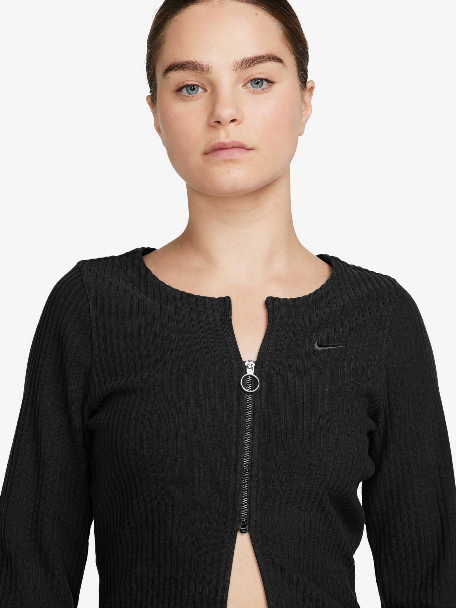 NIKE Жилетка W NSW NK CHLL KNT RIB FZ CRDGN