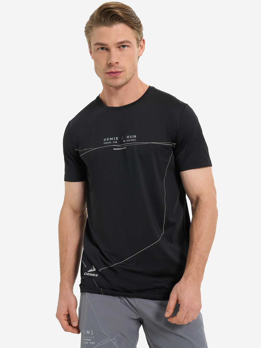 DEMIX Тениска M D Running Urban SS T-Shirt