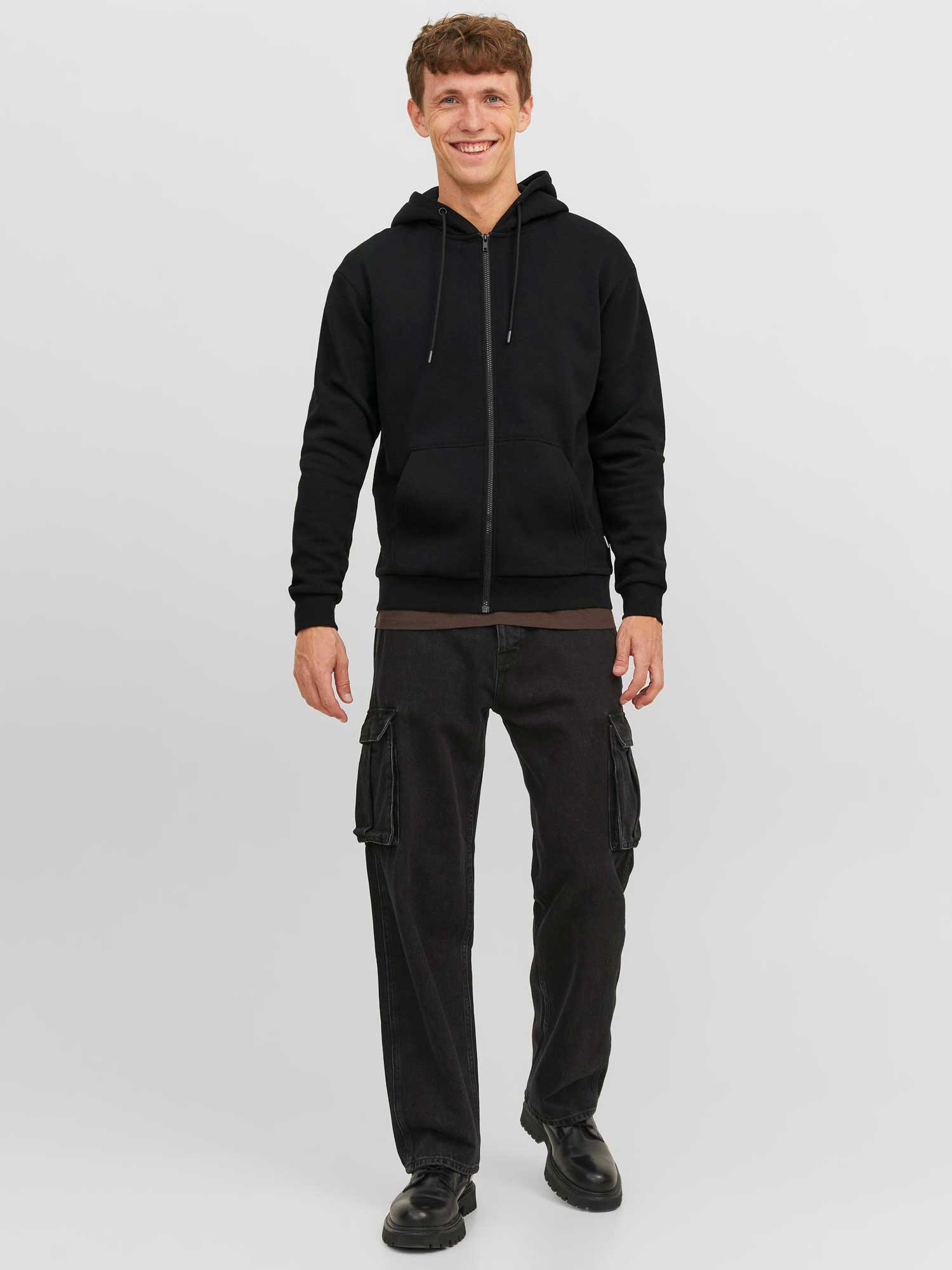 JACK & JONES Суитшърт JJEBRADLEY SWEAT ZIP HOOD NOOS