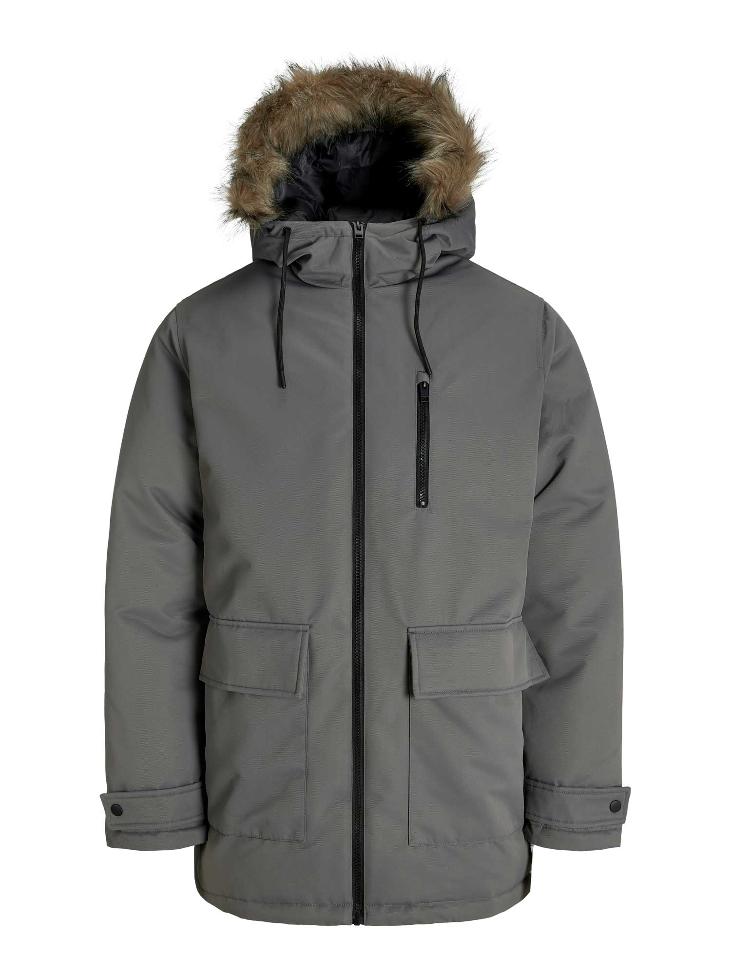 JACK & JONES Яке JJCHARLIE DETACHABLE FAUX FUR PARKA