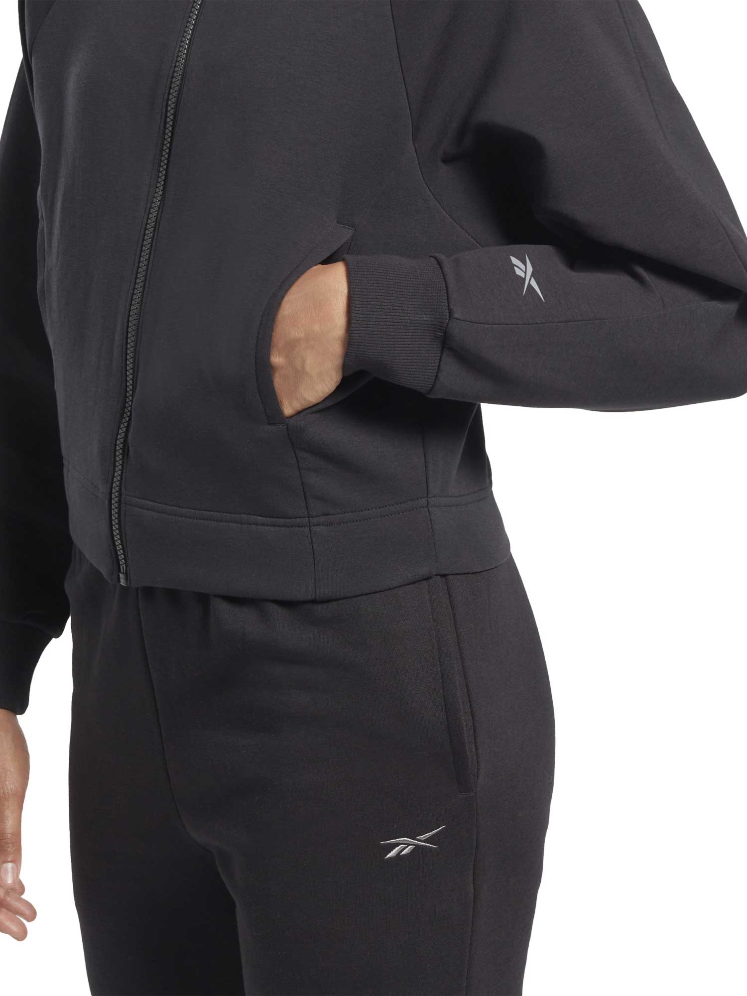REEBOK Суитшърт DreamBlend Cotton Zip-Up Hoodie