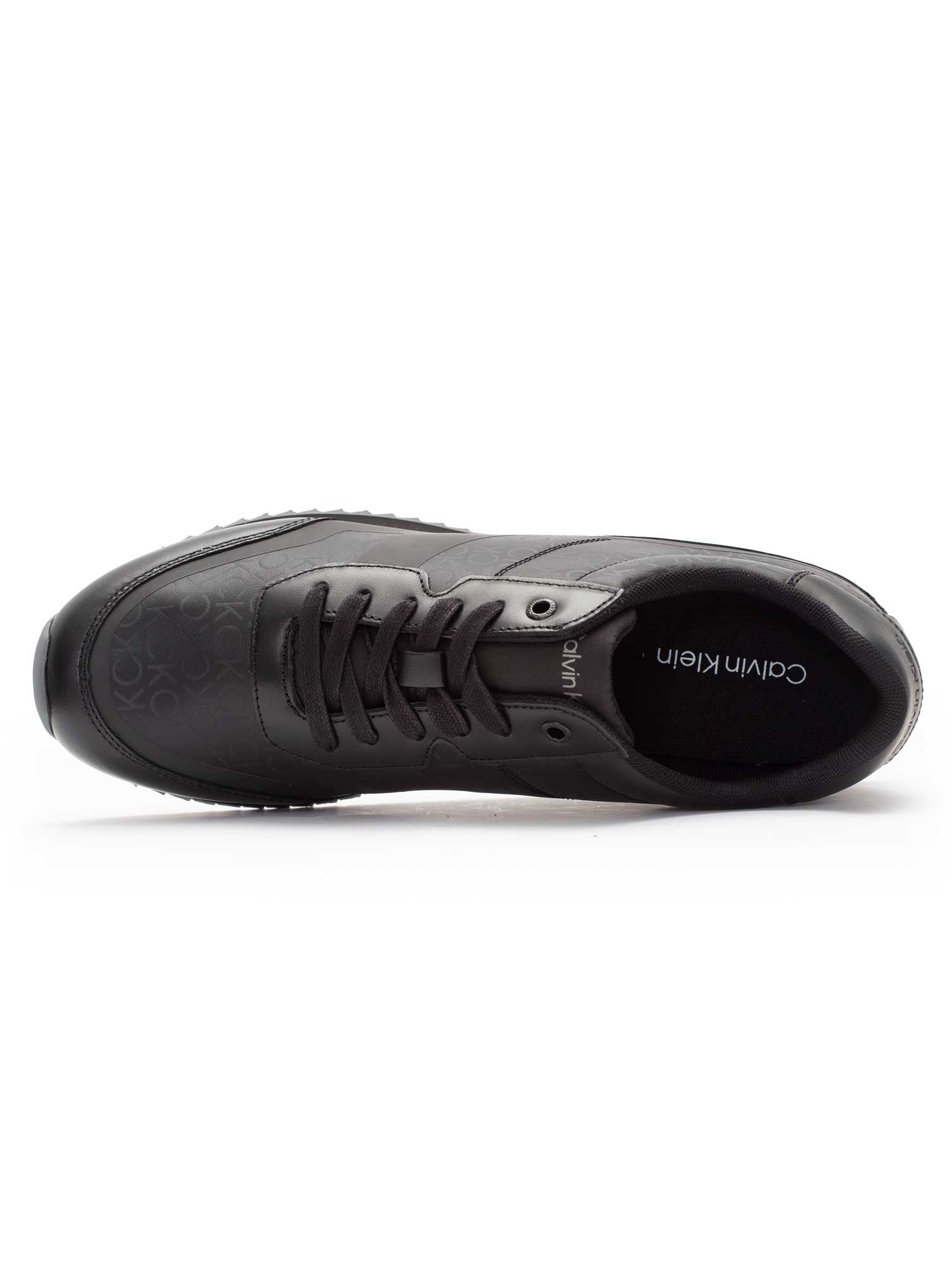 Calvin Klein Jeans Обувки LOW TOP LACE UP HEAT BOND MONO