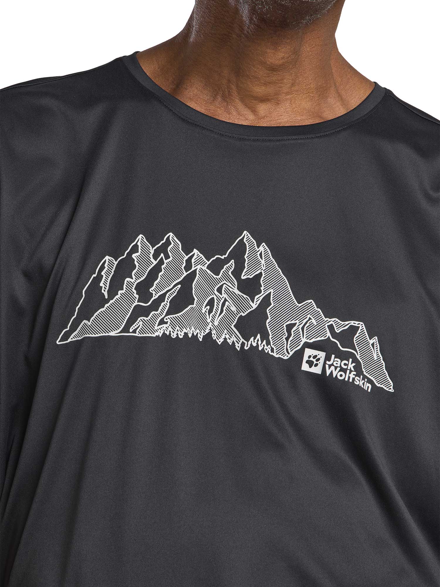 JACK WOLFSKIN Тениска PEAK GRAPHIC T M