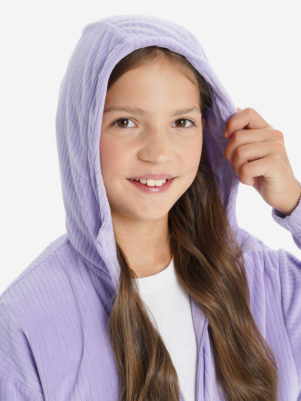 DEMIX Суитшърт Sport Style Girl's Velour FZ Jumper
