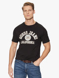 GUESS JEANS Тениска GJ SS CN SLIM PRINTED TEE